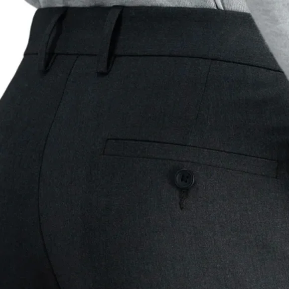 Haggar Men's Flex Dress Pant Dark Gray - Picture 6 of 7